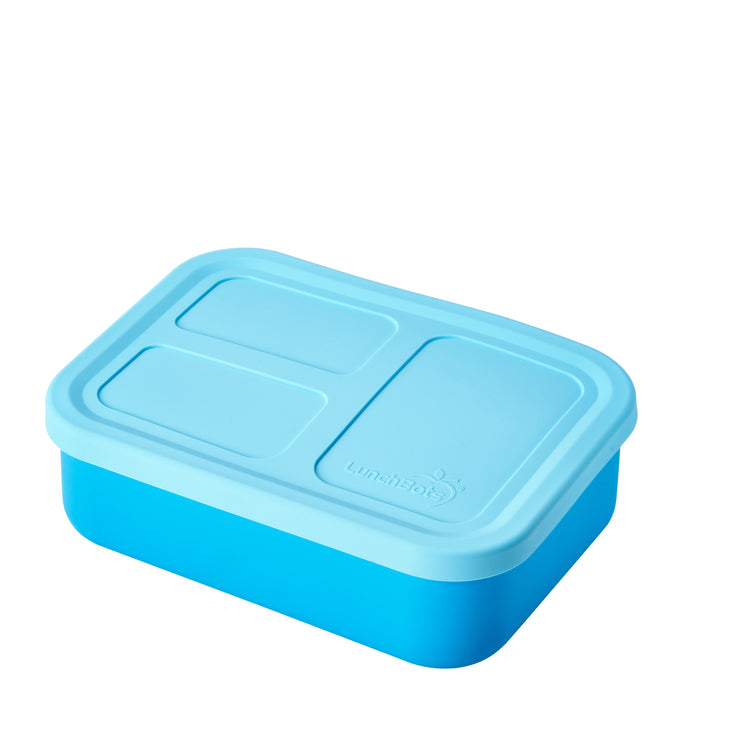 Lunchbots Small Silicone Build-A-Bento Box - Ocean Blue