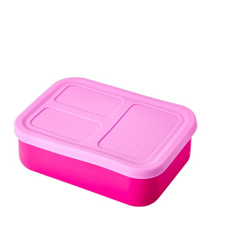 Lunchbots Small Silicone Build-A-Bento Box - Reef Pink