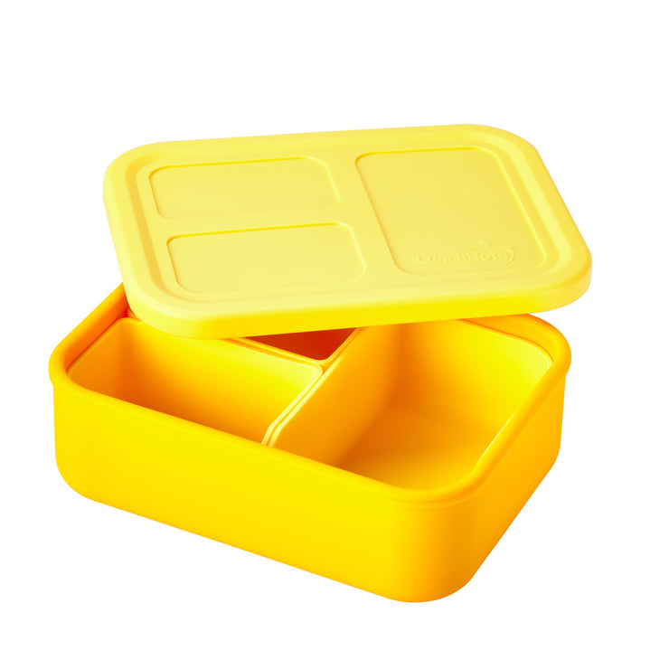 Lunchbots Small Silicone Build-A-Bento Box - Sand Yellow