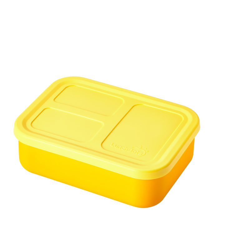 Lunchbots Small Silicone Build-A-Bento Box - Sand Yellow