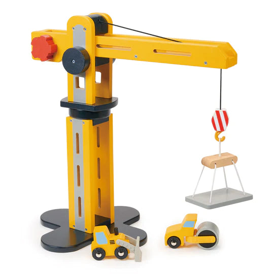 Wooden Big Yellow Crane