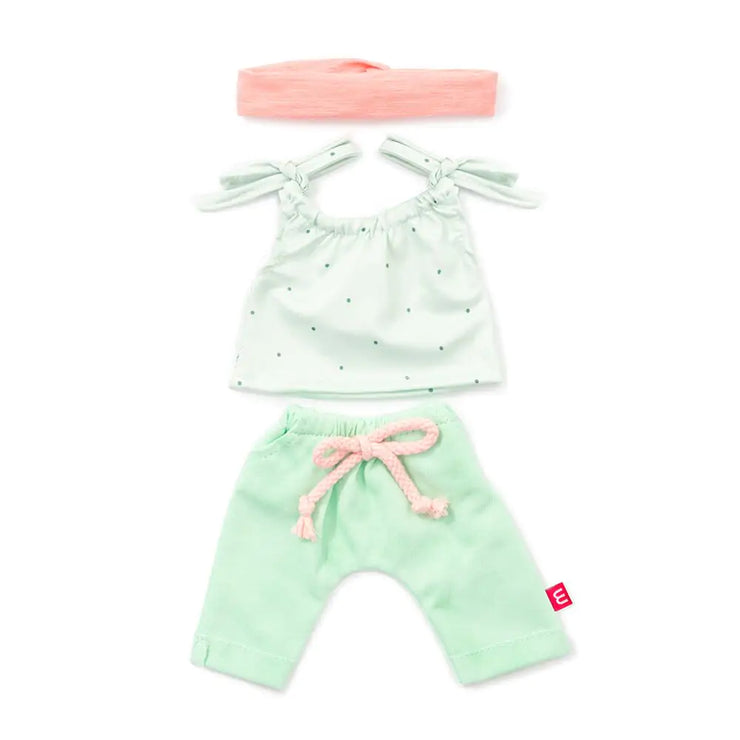 Miniland 15 inch Baby Doll Mint Tank Top and Trousers