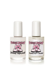 Kids Nail Polish Set - Shine and Base Coat