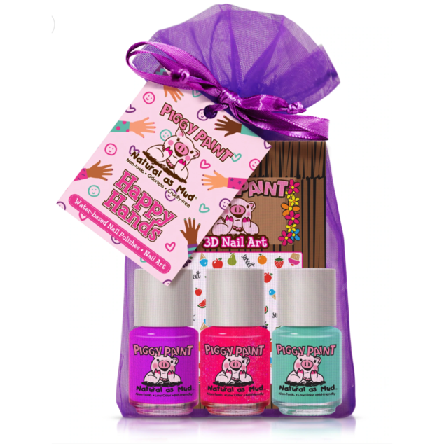 Piggy Paint Kids Nail Polish Set - Happy Hands