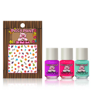 Piggy Paint Kids Nail Polish Set - Happy Hands