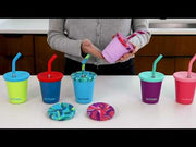 Klean Kanteen Kid's Cup with Straw Lid- Juicy Pear
