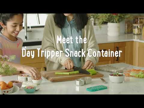 Planetbox Day Tripper Snack Container - Lagoon Terrazzo