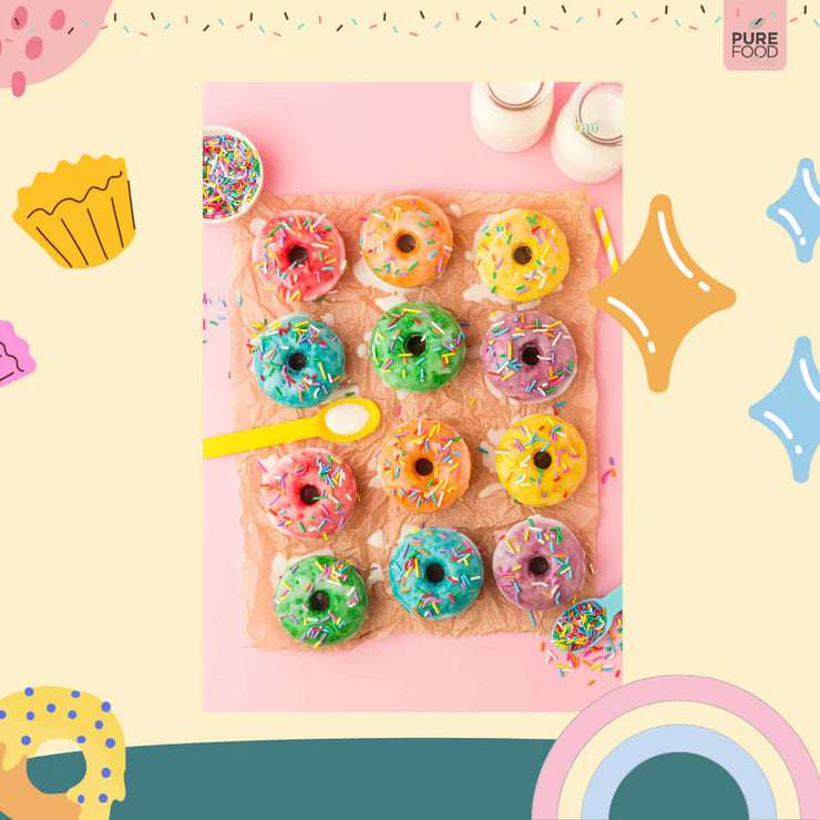 Naturally-Coloured Rainbow Sprinkles