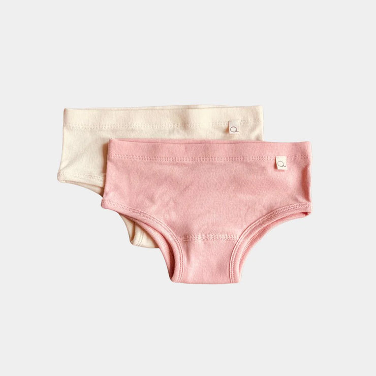 100% Organic Cotton Rose Briefs - 2 pack