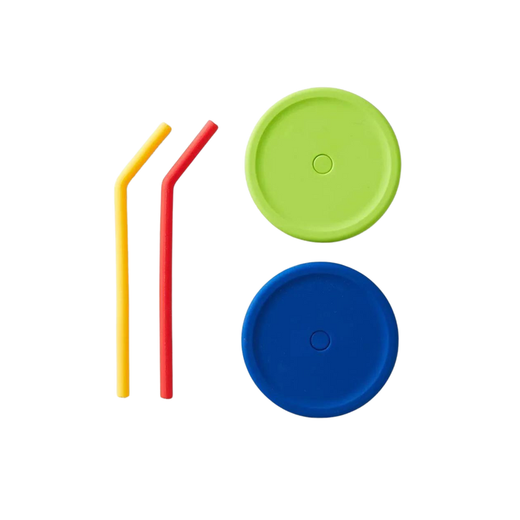 Planetbox Silicone Lid and Straw 2pk - Horizon