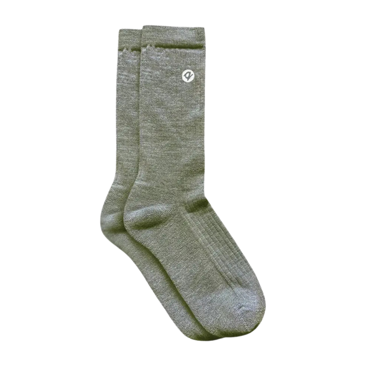 Merino Wool Midweight Adult Socks - Moss
