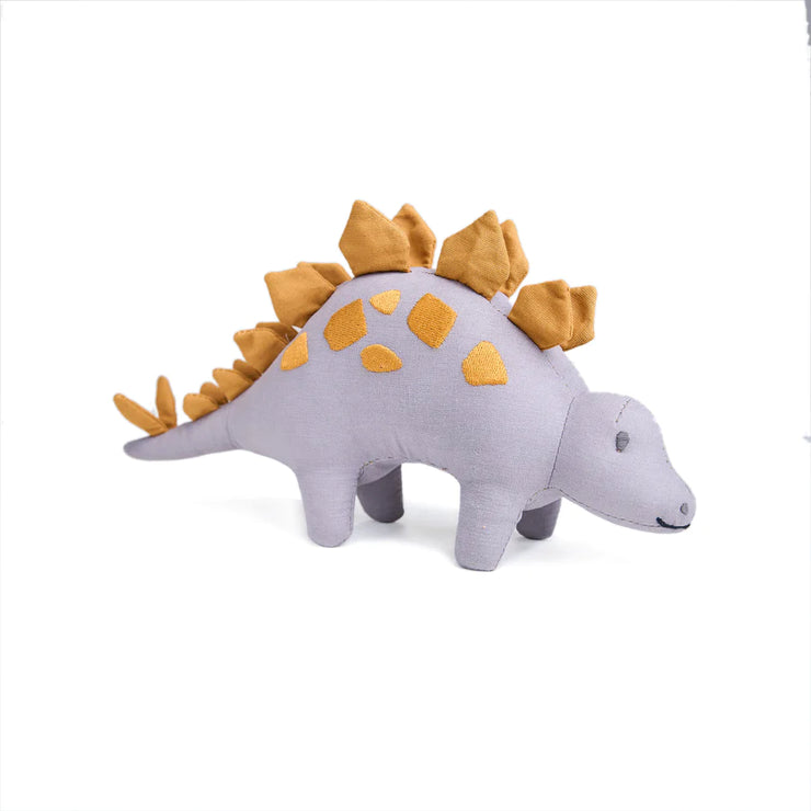 Stegosaurus Linen Stuffed Dinosaur
