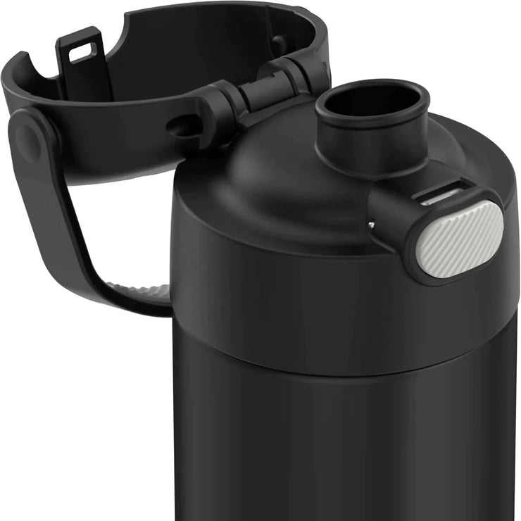 Thermos FUNtainer 16oz Water Bottle with Spout Top - Matte Black