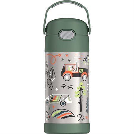 Thermos FUNtainer 12oz Water Bottle with Straw Top - Off-Road Race