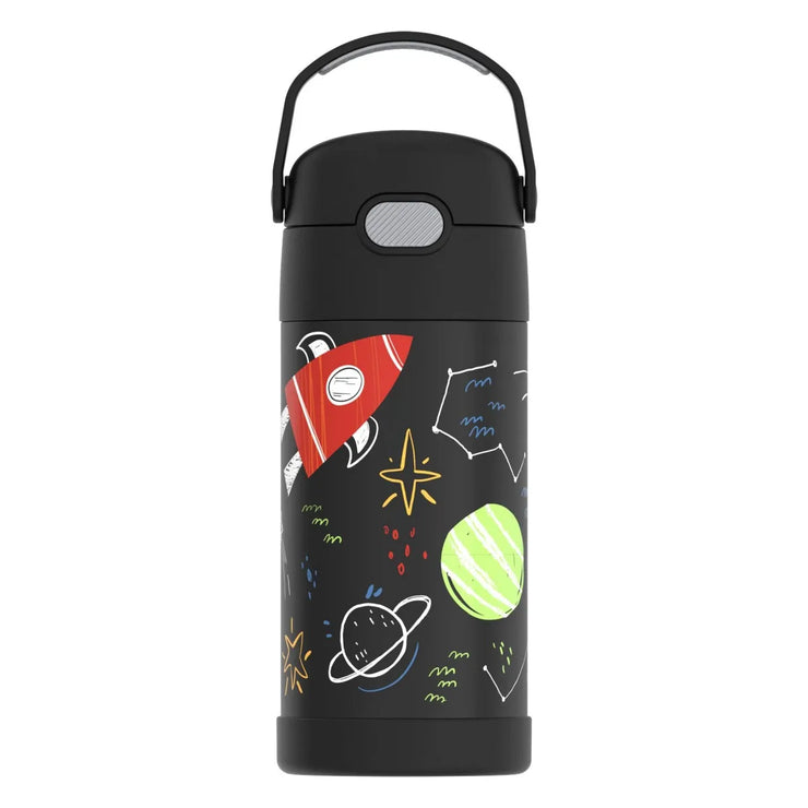 Thermos FUNtainer 12oz Water Bottle with Straw Top - Space