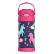 Thermos FUNtainer 12oz Water Bottle with Straw Top - Unicorns