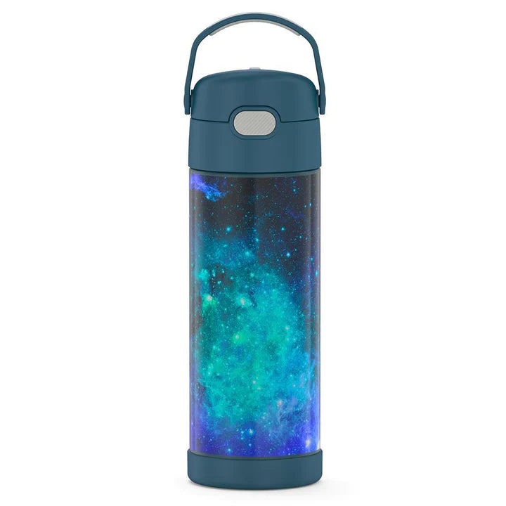 Thermos FUNtainer 16oz Water Bottle with Spout Top - Galaxy Teal