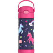 Thermos FUNtainer 14oz Water Bottle with Straw Top - Unicorns