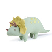 Triceratops Linen Stuffed Dinosaur