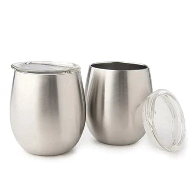8oz Insulated Stainless Steel Tumbler (Set of 2)