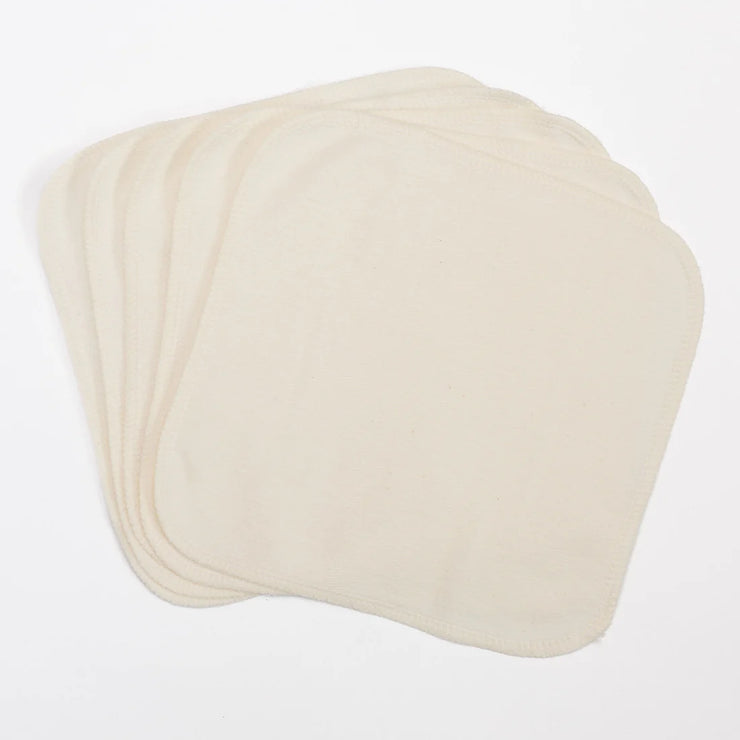 Bamboo & Organic Cotton Fleece Wash Cloths 5-pack