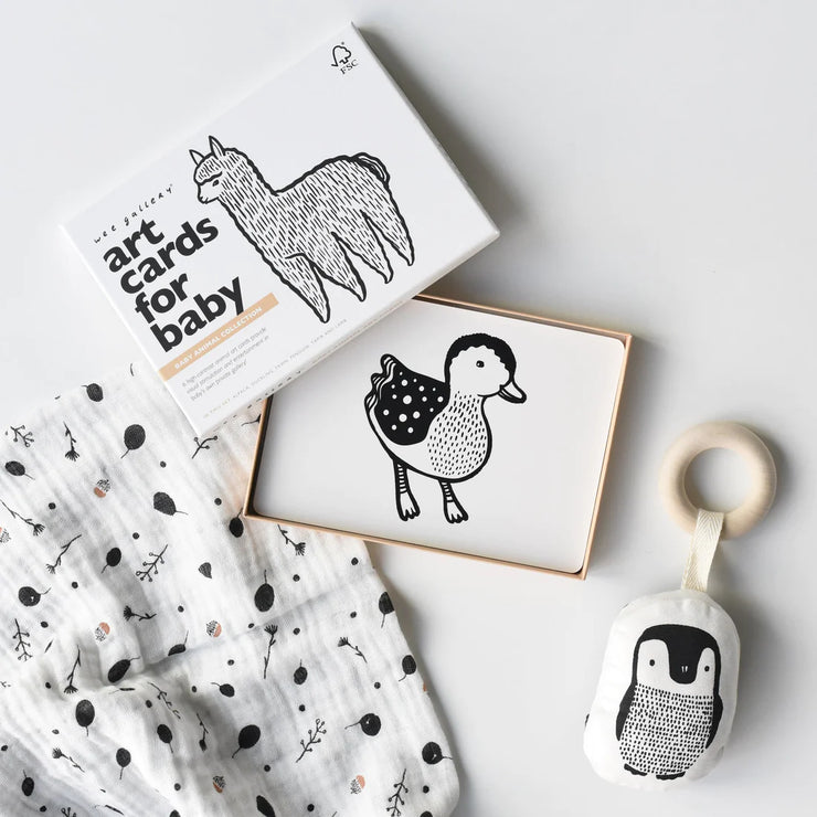 B&W Baby Gift Set - Baby Animals
