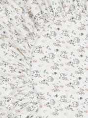 Organic Cotton Crib Sheet - Woodland Babies