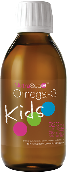 Kids Omega 3 + Vitamin D Liquid - Bubblegum 200ml