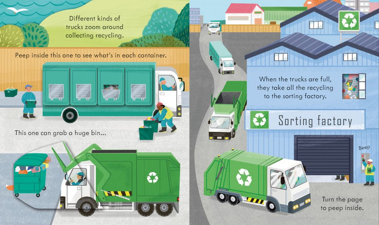 How A Recycling Truck Works