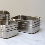 Stainless Steel Container with Clear Silicone Lid - 25 oz