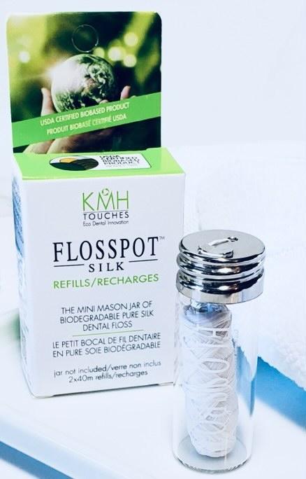 Biodegradable Refillable Silk Dental Floss