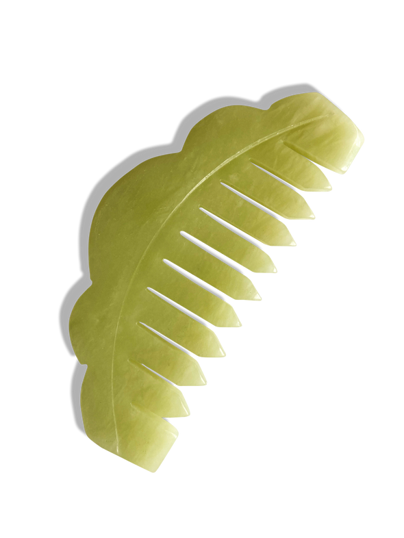Gua Sha Comb Massage Tool - Jade