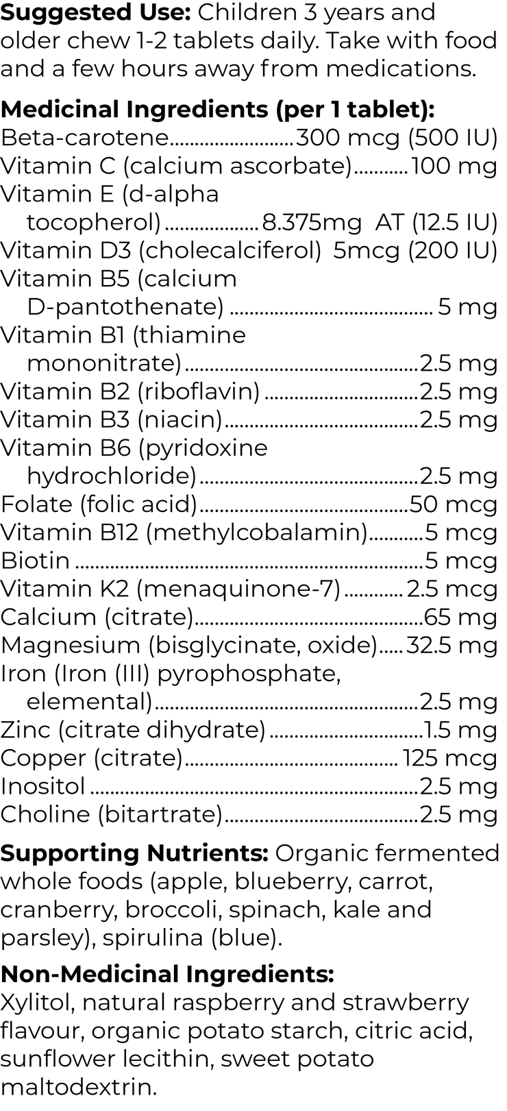 Star Multi - Multinutrients Chewable for Kids