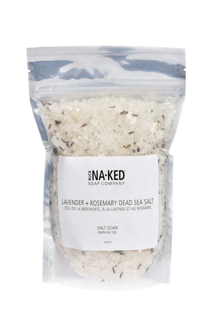 Lavender + Rosemary Dead Sea Salt Soak