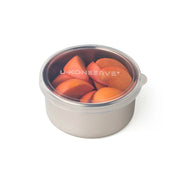 Stainless Steel Container with Clear Silicone Lid - 9 oz