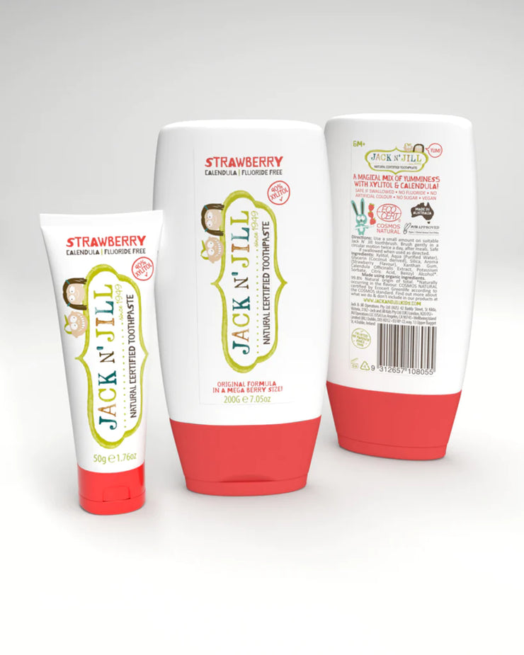 Natural Kids' Toothpaste - Organic Strawberry