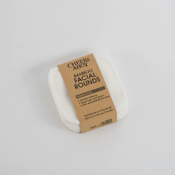 Bamboo Facial Rounds - Set of 8