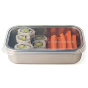 Stainless Steel Container with Clear Silicone Lid - 25 oz