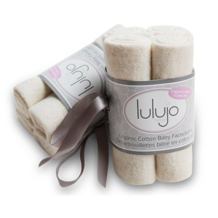 Organic Baby Wash Cloths 4-pack