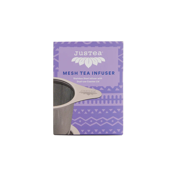 Tea Infuser with Duel Use Coaster Lid