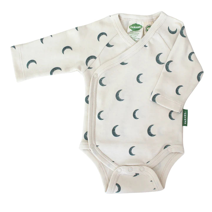 Long-Sleeved Onesie - Blue Moon