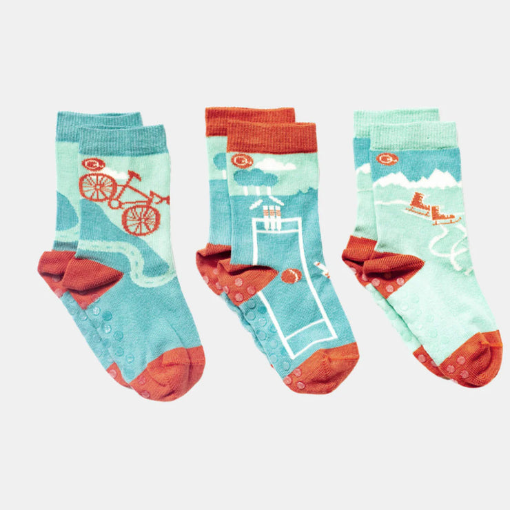 Organic Cotton Socks | Quinn's Sports | 3-pack